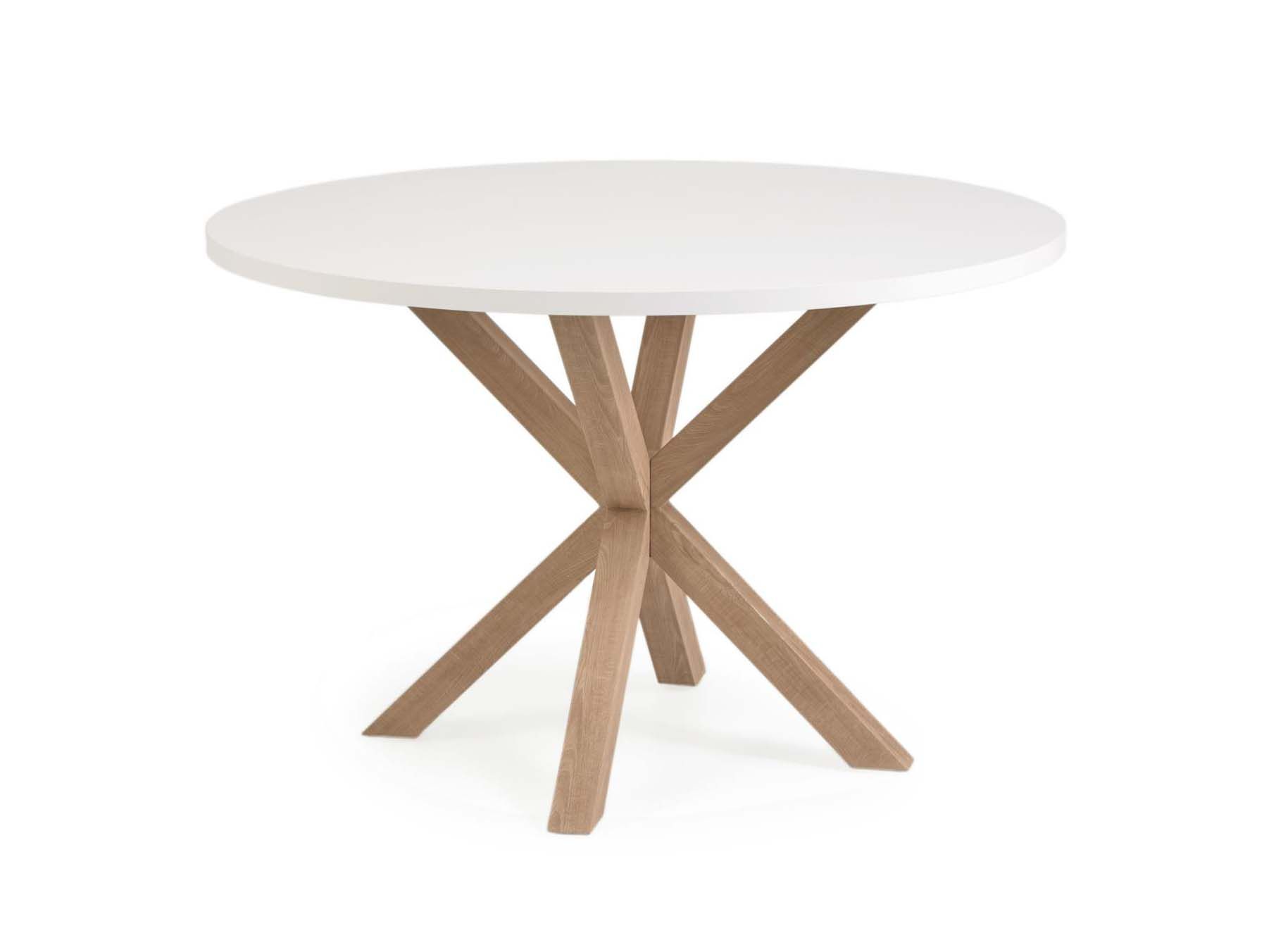 Eetkamertafel ARGO - Wit/houteffect