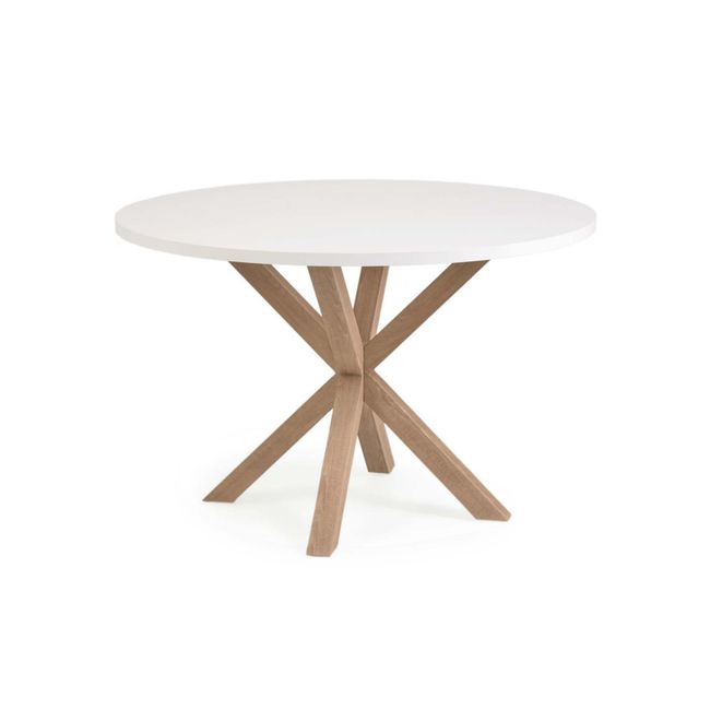 Eetkamertafel ARGO - Wit/houteffect
