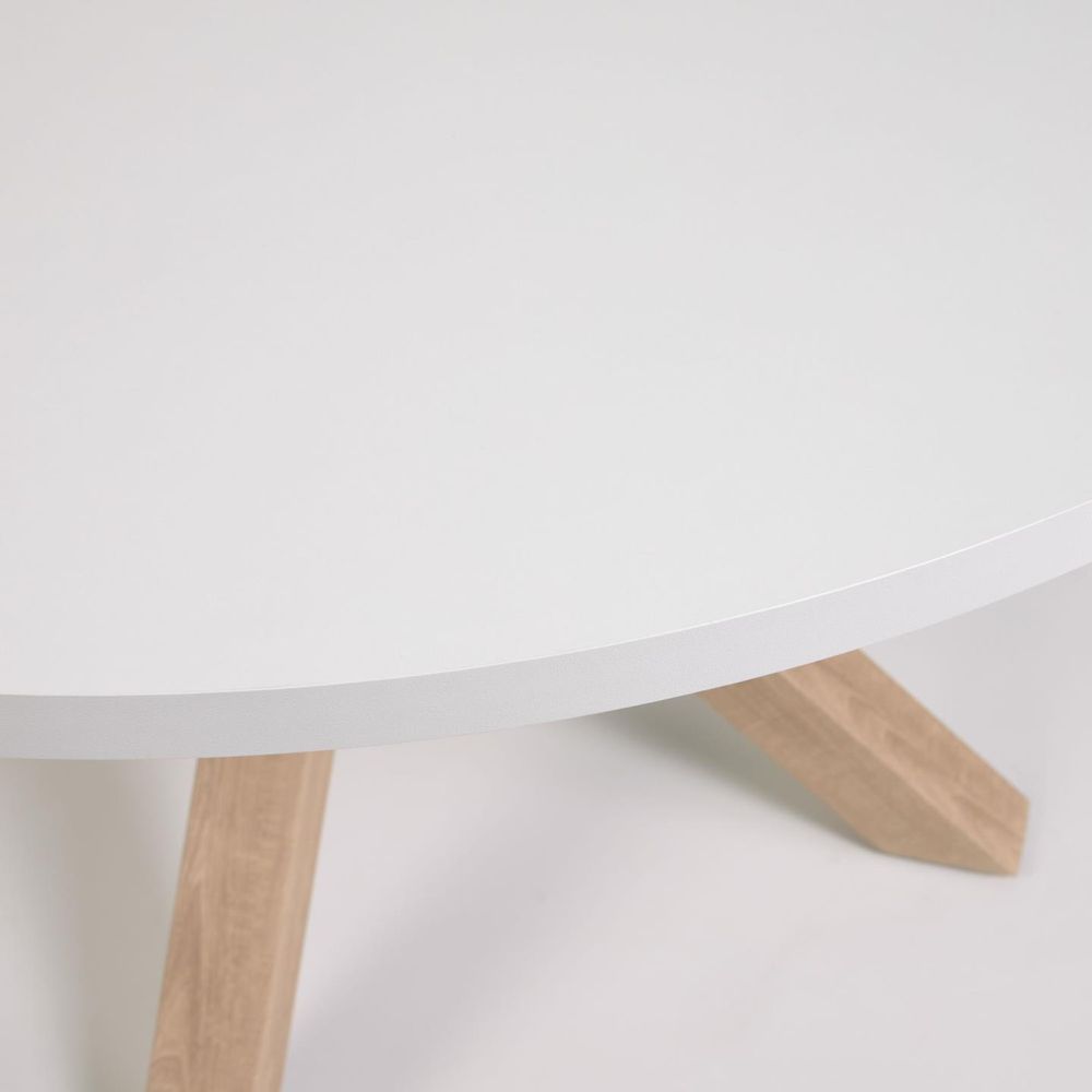 Eetkamertafel ARGO - Wit/houteffect KAV CC6020M05