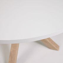 Eetkamertafel ARGO - Wit/houteffect KAV CC6020M05