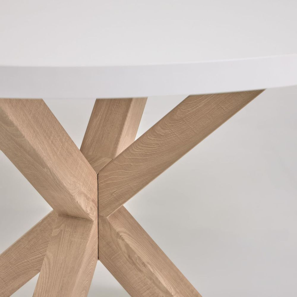 Eetkamertafel ARGO - Wit/houteffect KAV CC6020M05