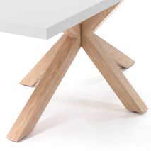 Eetkamertafel ARGO - Wit/houteffect KAV C430L05