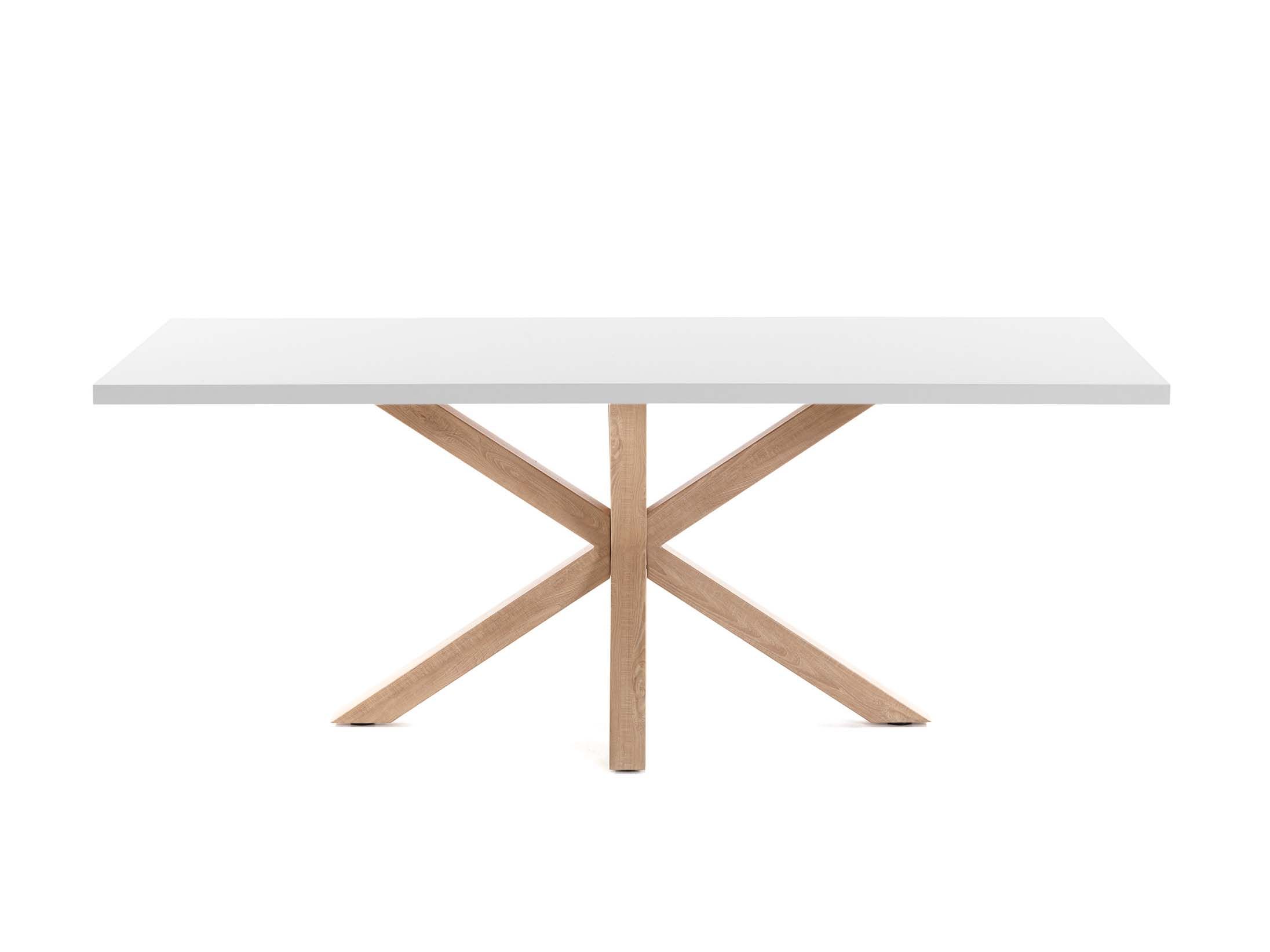 Eetkamertafel ARGO - Wit/houteffect