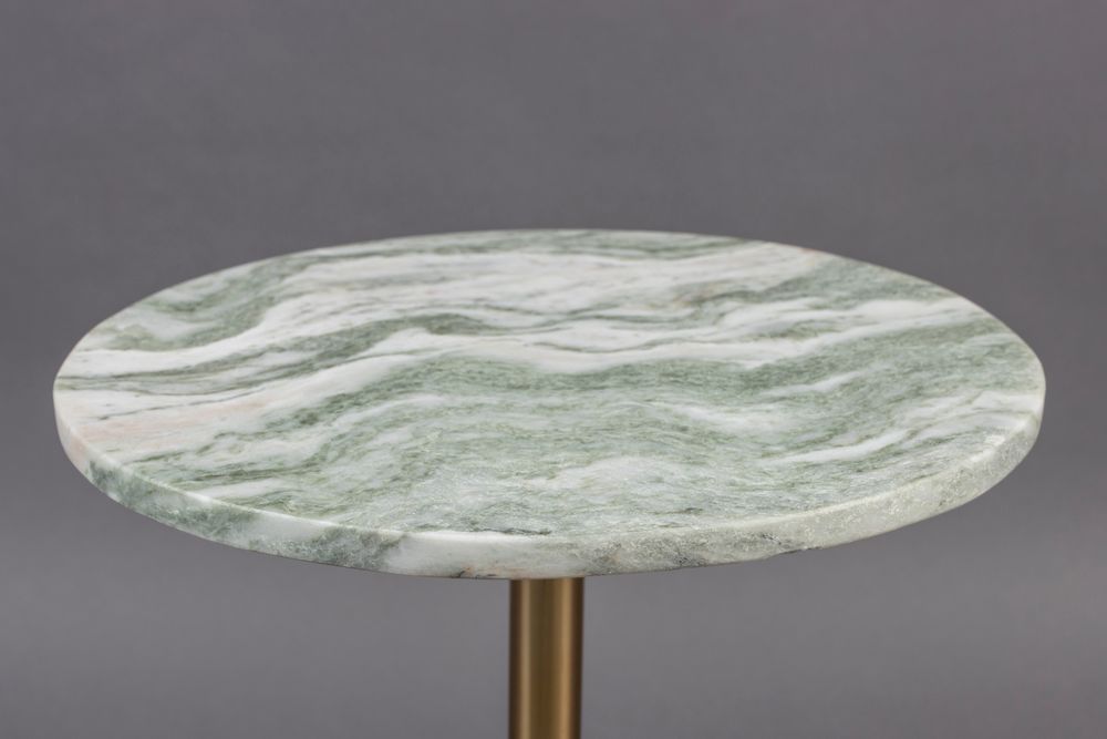 Bijzettafel SALERNO - Witgroen/messing ZVR 2300275