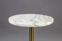 Bijzettafel SALERNO - Witgroen/messing ZVR 2300276