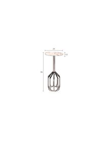 Bijzettafel SALERNO - Witgroen/messing ZVR 2300276