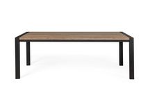 Eetkamertafel CARLTON - Natuur/zwart metaal MXF CAR T19