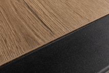 Eetkamertafel CARLTON - Natuur/zwart metaal MXF CAR T19
