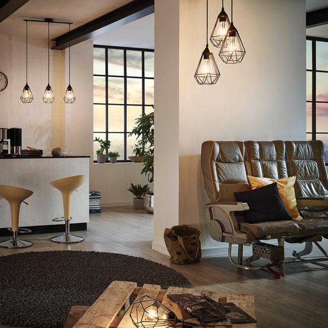 Hanglamp TARBES - Zwart