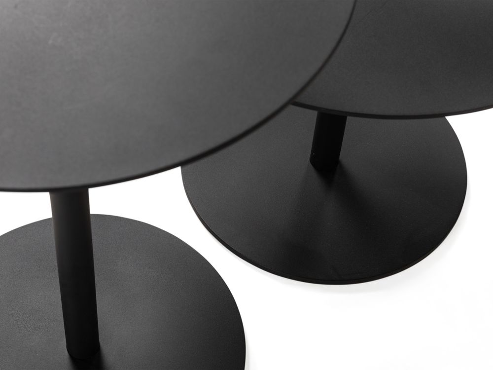 Bijzettafel SPARTA hoog - Zwart KRE SP BZTH