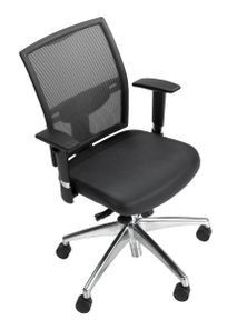 Bureaustoel 706 - Zwart/wit ORO BUST706Z