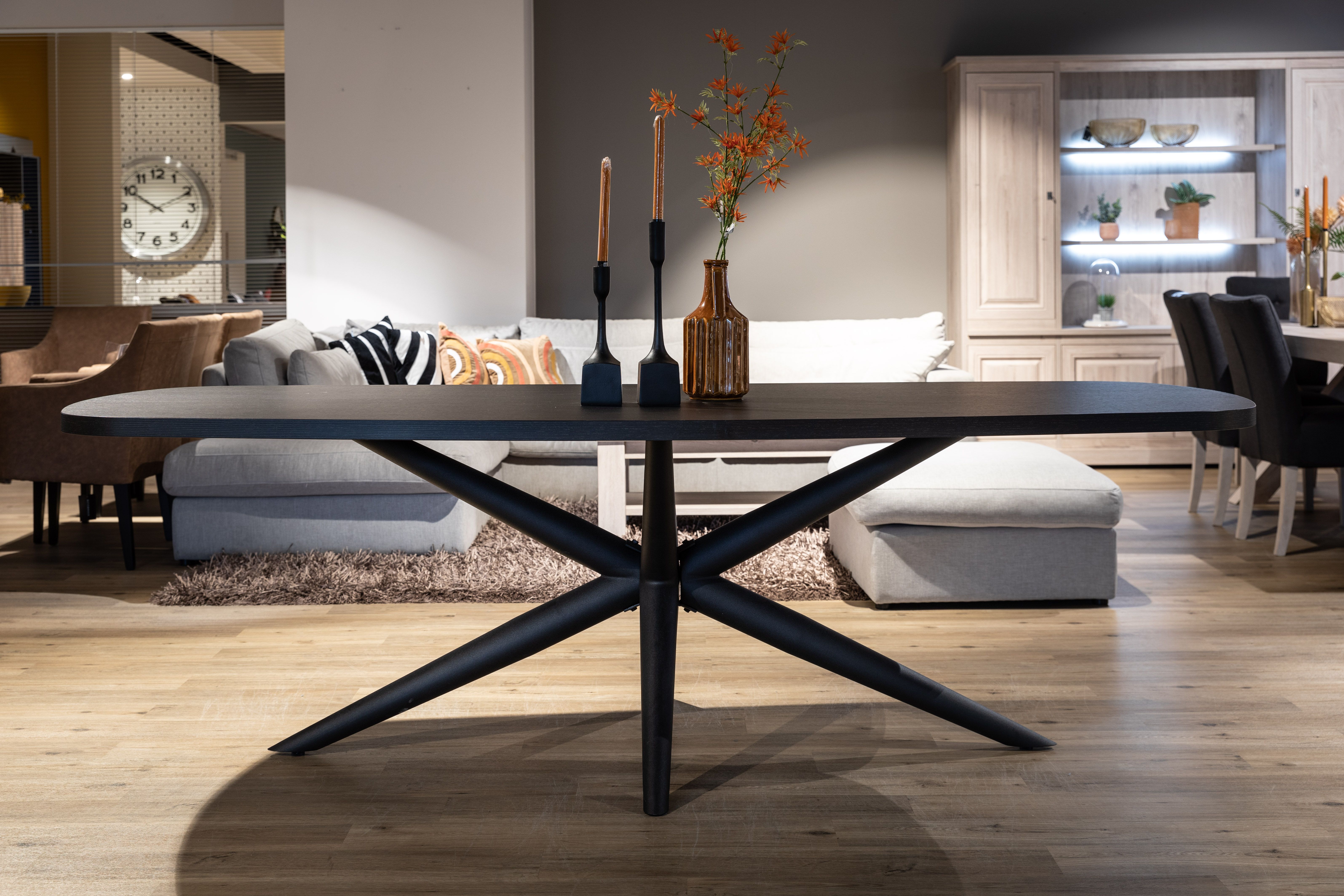 Eetkamertafel STATUS - Zwart Hout