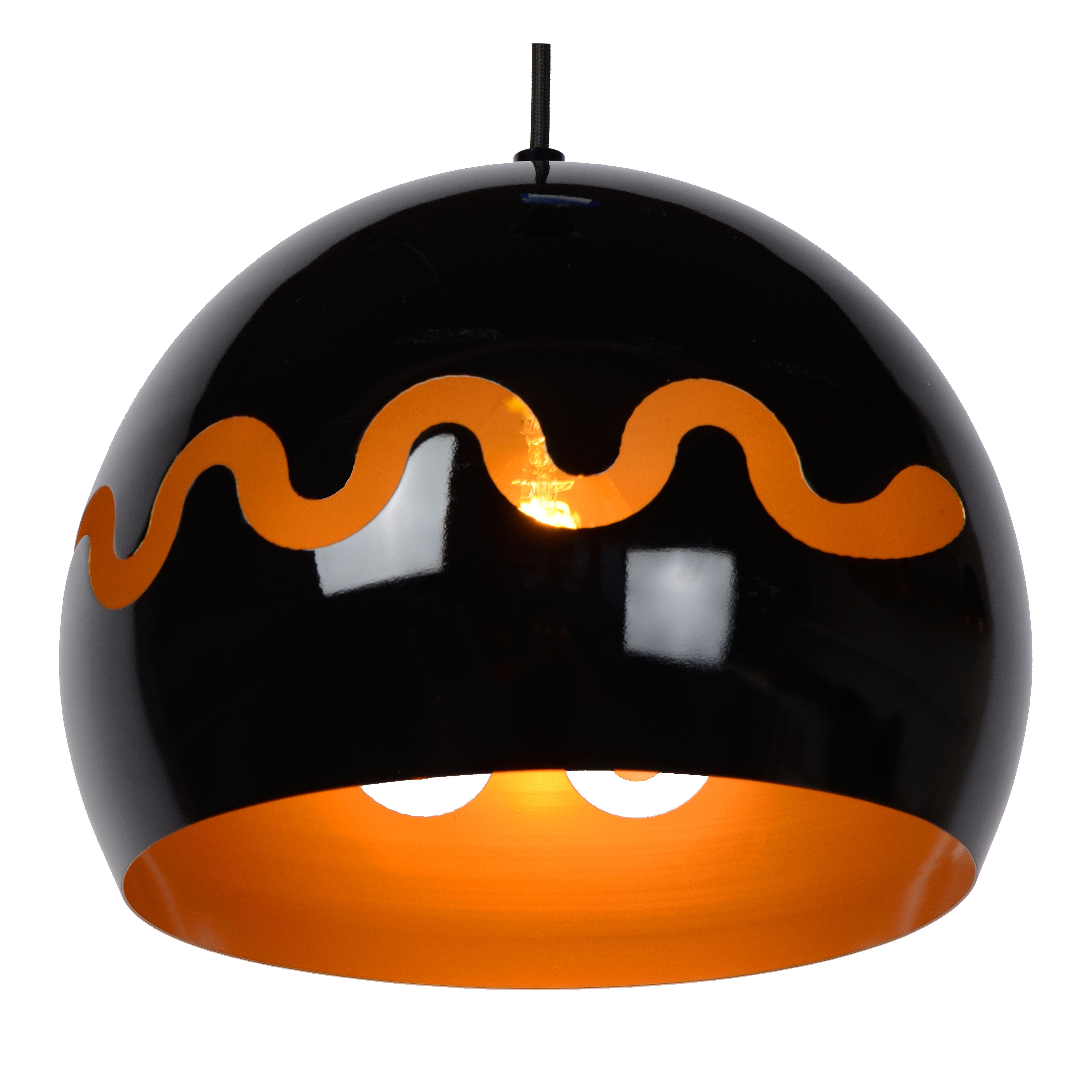 Hanglamp CORENTIN - Blinkend zwart