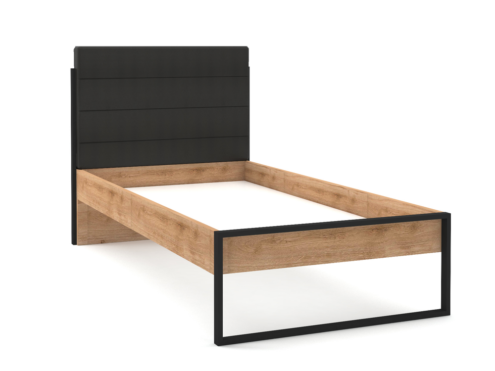 Bed 120x200 IRONY - Recht hoofdbord INF-2-000017