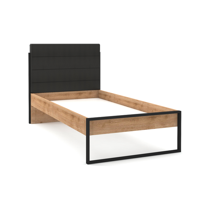 Bed 120x200 IRONY - Recht hoofdbord