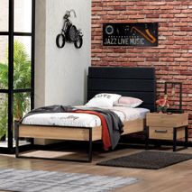 Bed 120x200 IRONY - Recht hoofdbord INF-2-000017