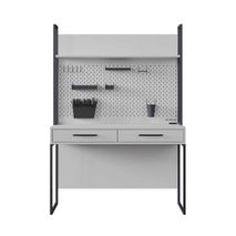 Bureau LEGEND inclusief opbouw - Wit BMO LE BUO