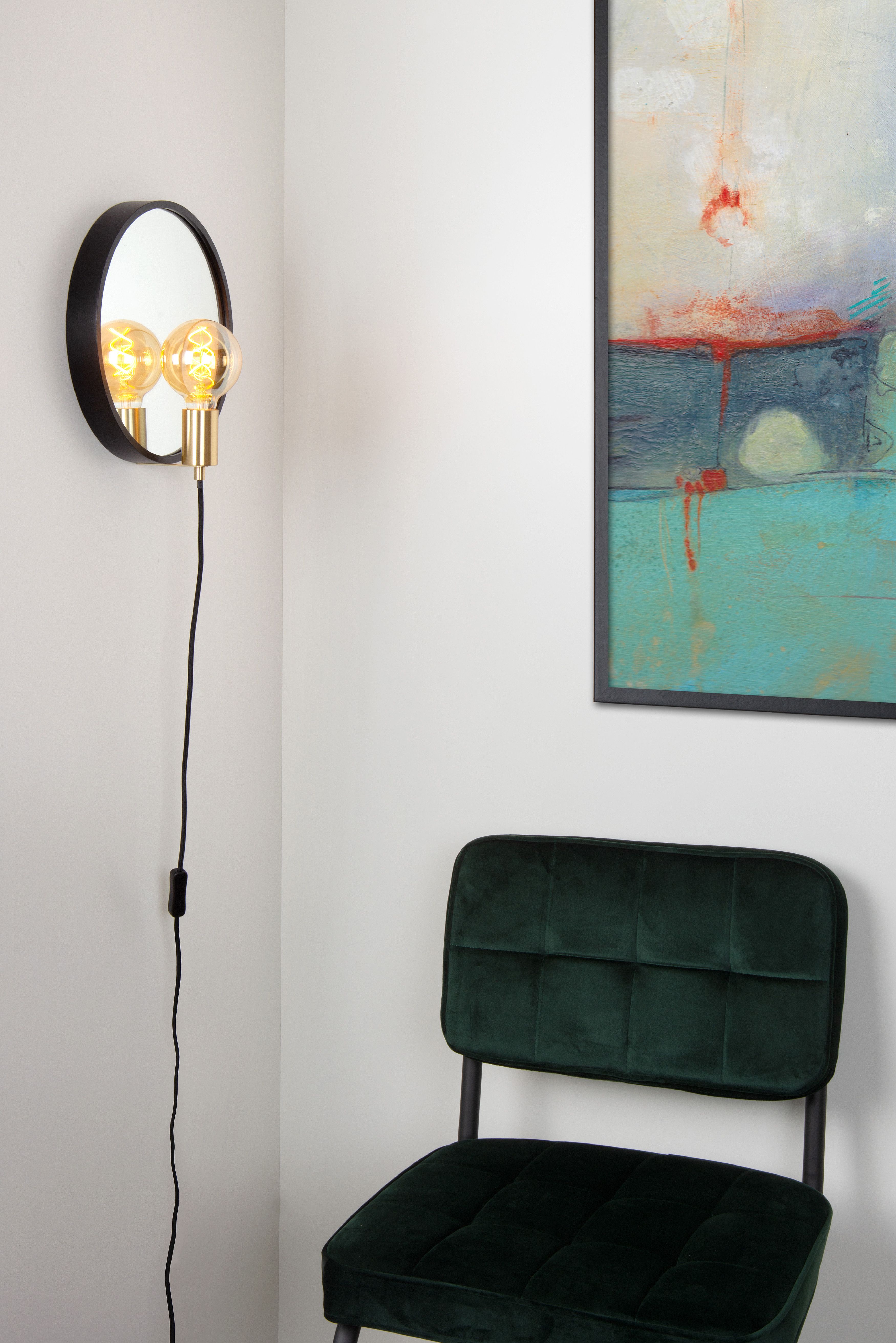 Wandlamp REFLEX - Zwart