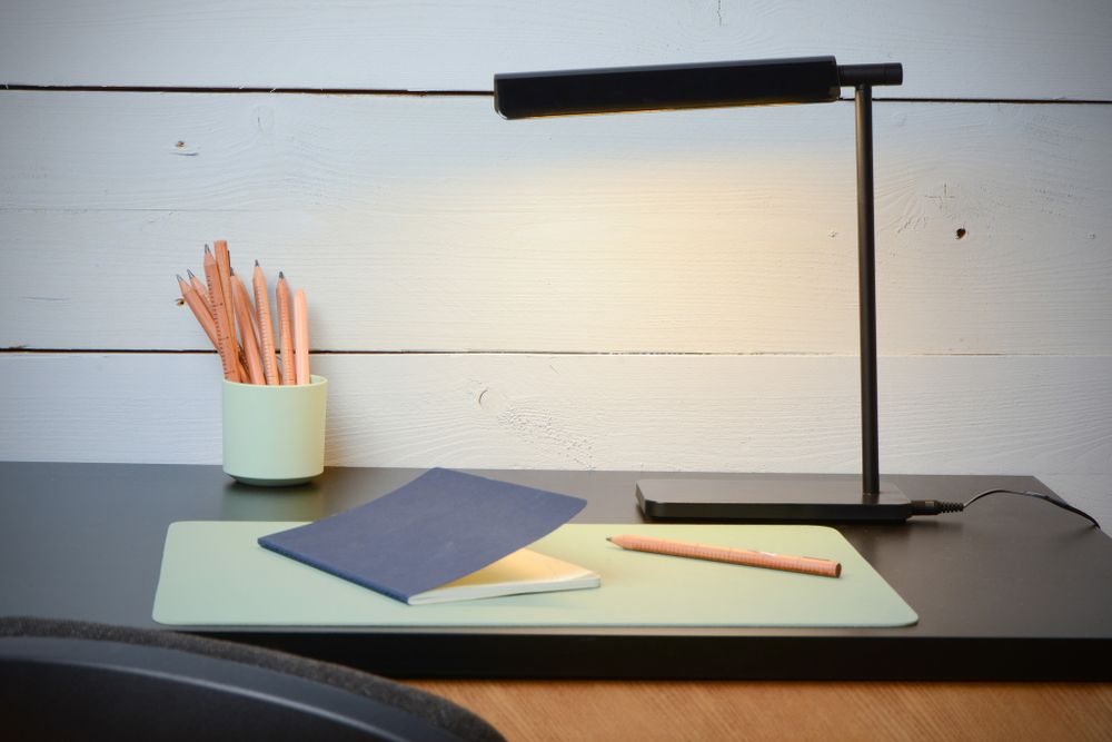 Bureaulamp LEVI - Zwart LCD186590630