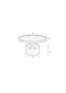 Salontafel GLAM - Wit ZVR 2300281