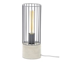Tafellamp CILINDER - Beton/zwart ZLS 7408-48C