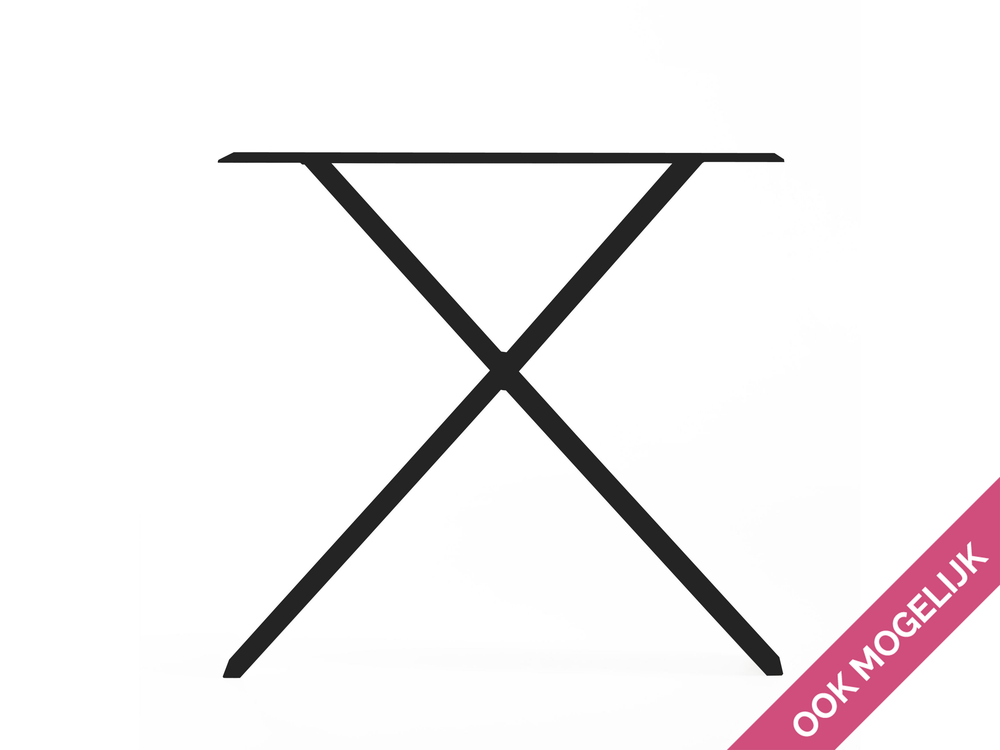 Eetkamertafel FLORO - Smoked oak/zwart FDF FL T23-SMPU