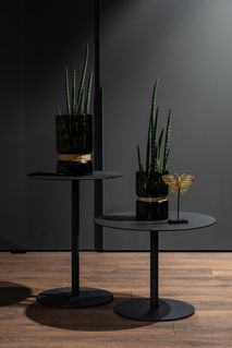 Bijzettafel SPARTA hoog - Zwart KRE SP BZTH