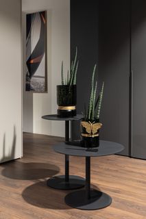 Bijzettafel SPARTA hoog - Zwart KRE SP BZTH