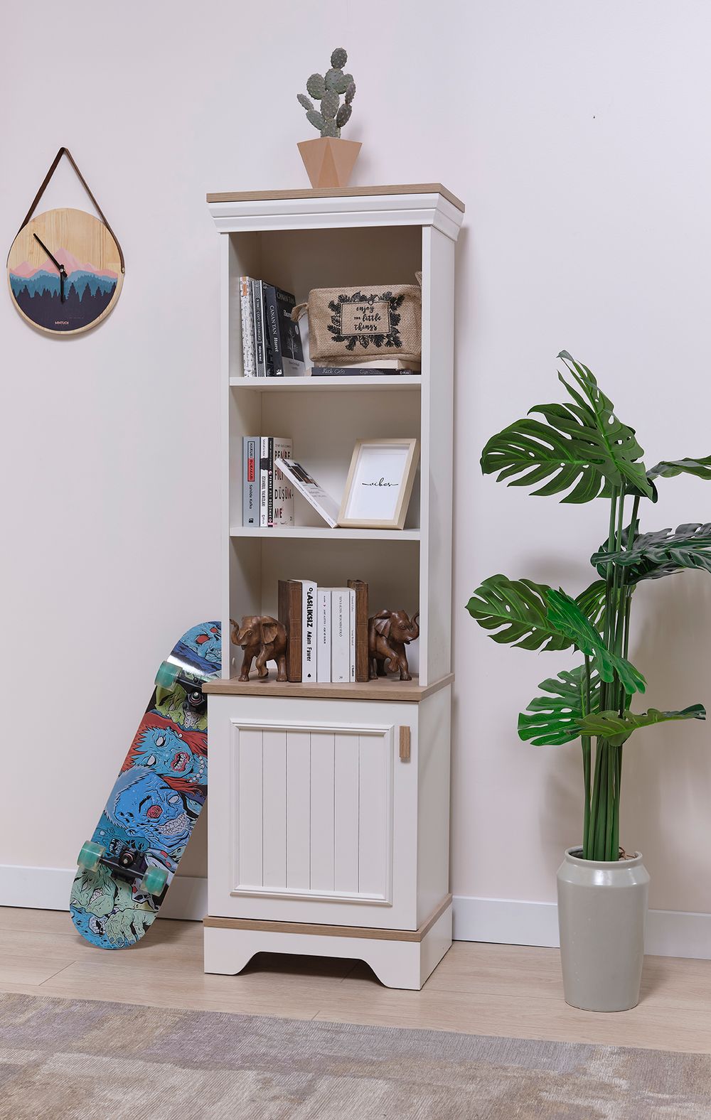 Boekenkast MONTE - Wit BMO MO BK