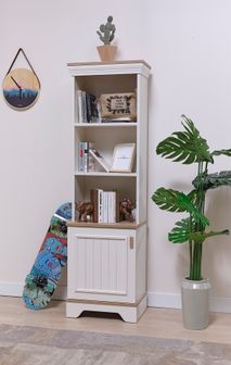 Boekenkast MONTE - Wit BMO MO BK