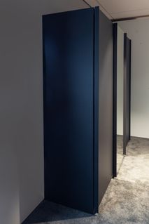 Kleerkast SAVENA met spiegel - Basalt grijs NLT SV TZK