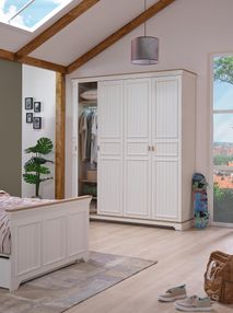 4-deurskast MONTE - Wit BMO MO K4