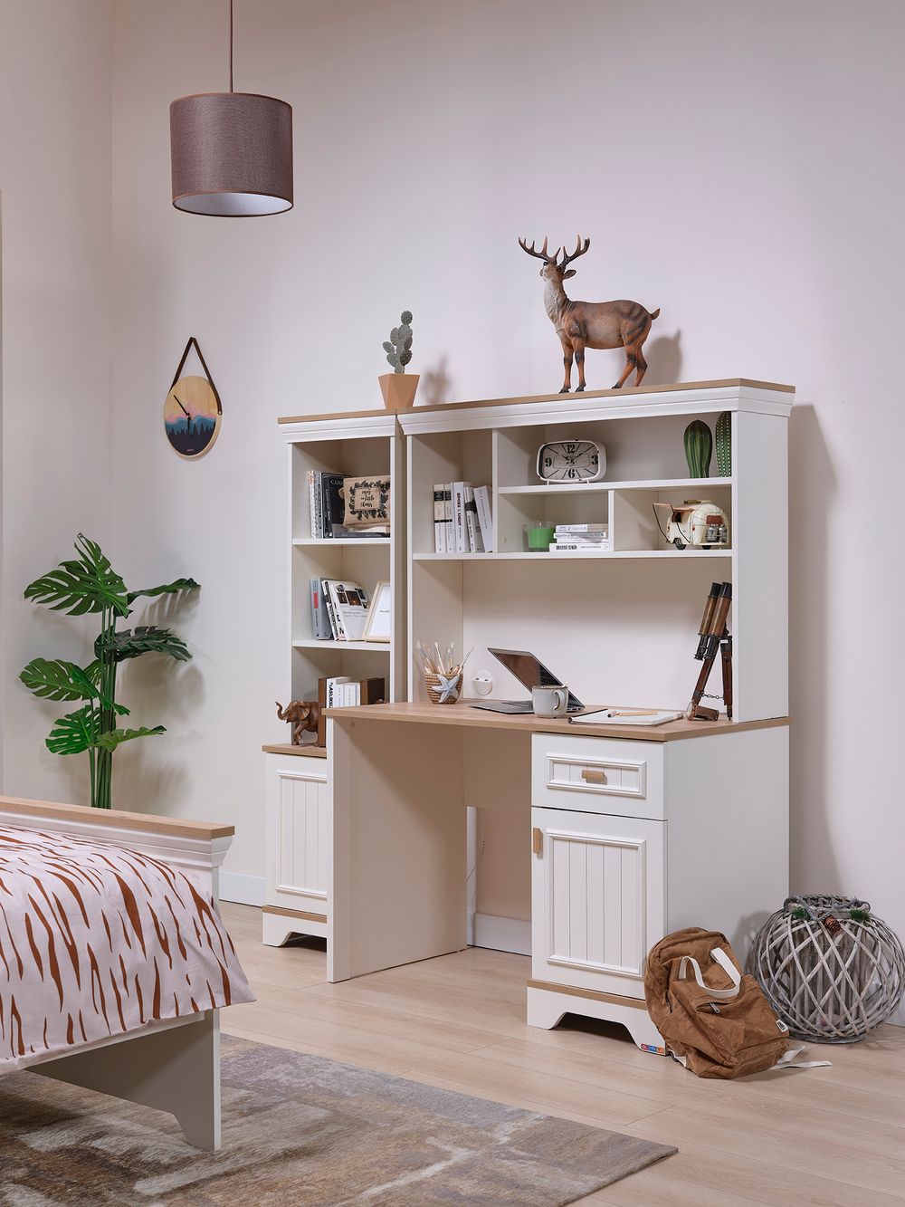 Boekenkast MONTE - Wit BMO MO BK