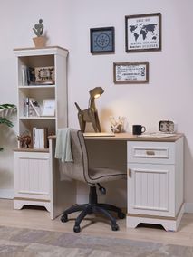 Boekenkast MONTE - Wit BMO MO BK