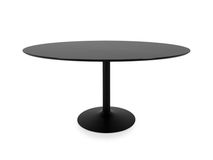 Ovale tafel TACO 160 X 110 CM - Zwart TRS TA160Z