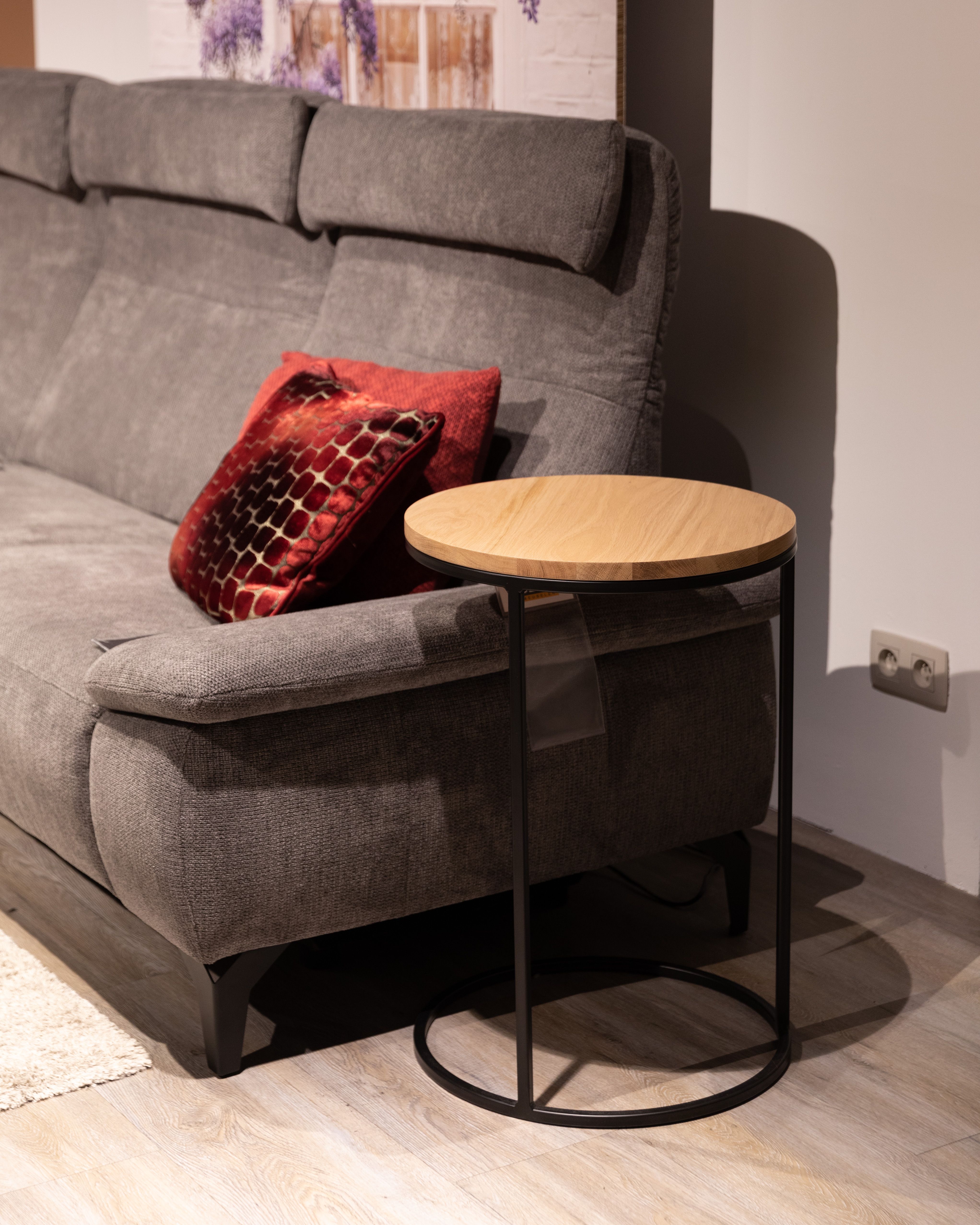 Bijzettafel GLASGOW - Smoked Oak