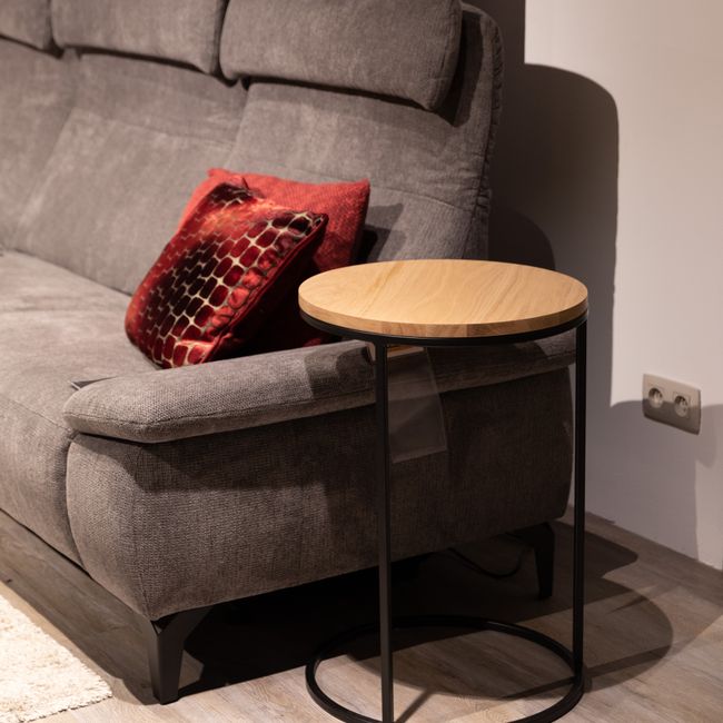 Bijzettafel GLASGOW - Smoked Oak