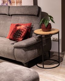 Bijzettafel GLASGOW - Smoked Oak FDF-18-000009