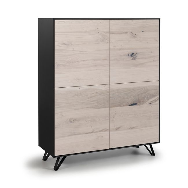 Barkast SITO - Hout/zwart