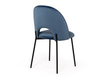 Stoel JOSEPHINE - Velvet blauw DEZ JO STIB198