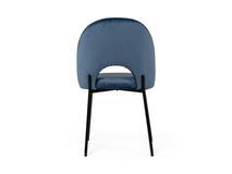Stoel JOSEPHINE - Velvet blauw DEZ JO STIB198