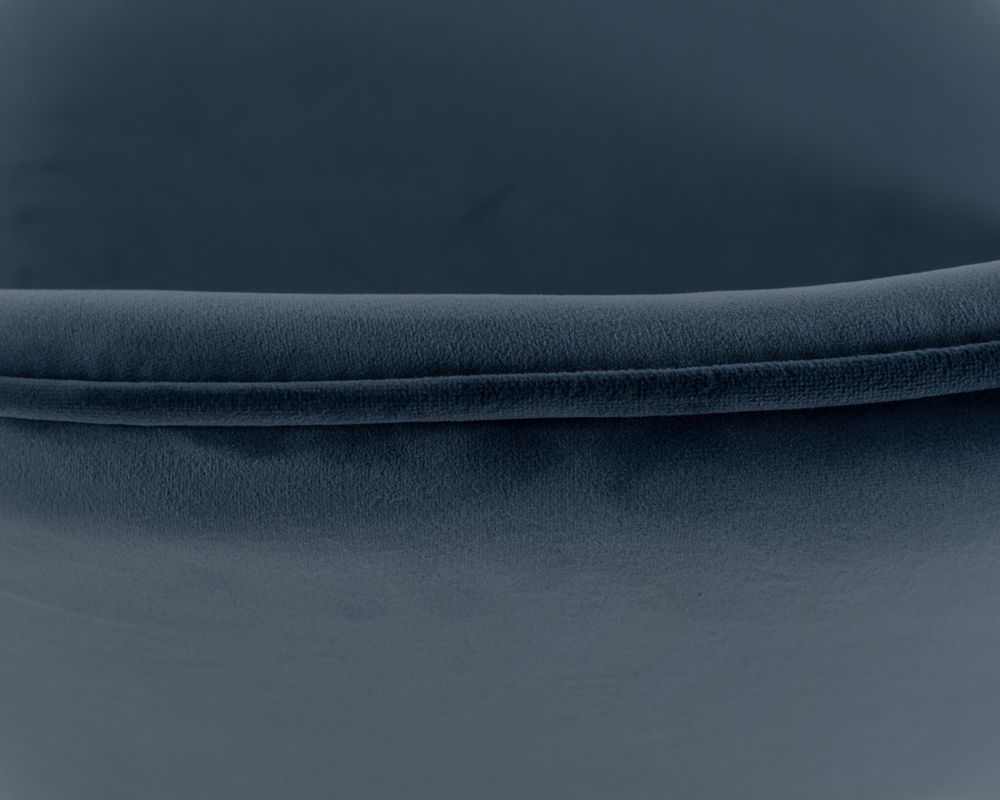 Stoel JOSEPHINE - Velvet blauw DEZ JO STIB198