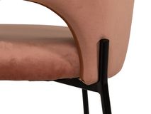 Stoel JOSEPHINE - Velvet blauw DEZ JO STP166