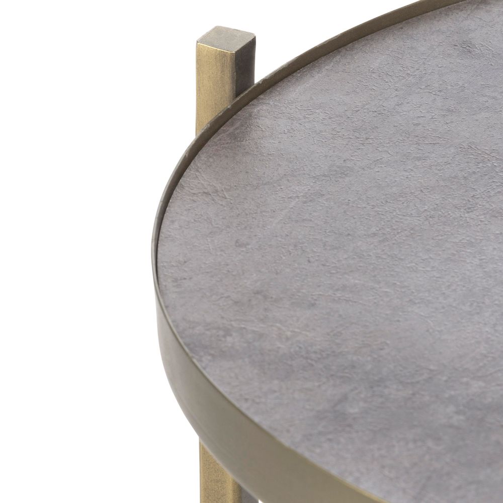 Bijzettafel ULUNDI - Goud CCM 40804-GRY