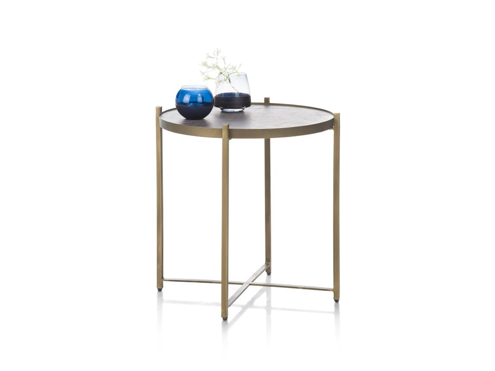 Bijzettafel ULUNDI - Goud CCM 40804-GRY