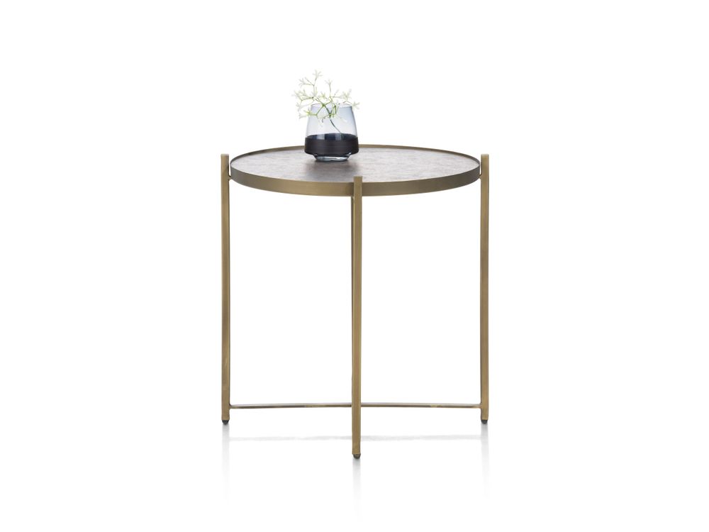 Bijzettafel ULUNDI - Goud CCM 40804-GRY
