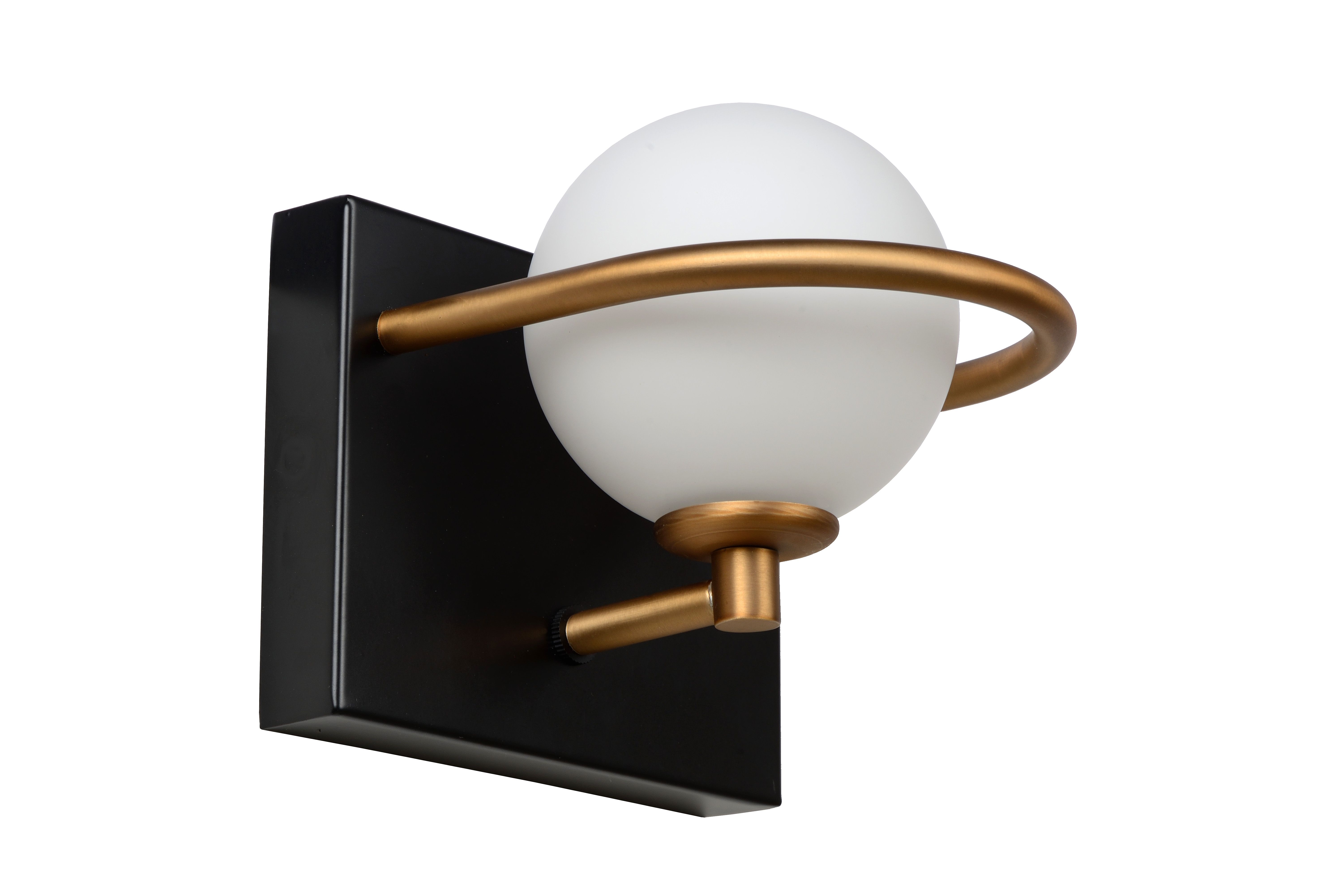 Wandlamp ISOBEL - zwart / goud