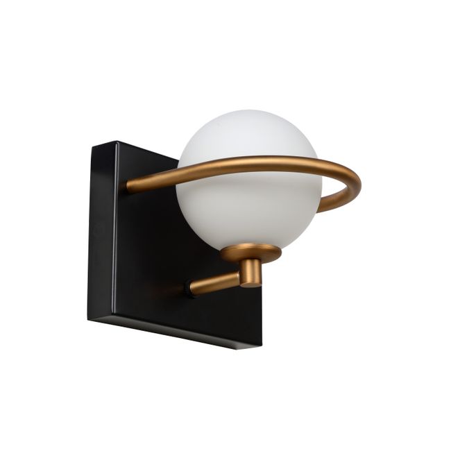 Wandlamp ISOBEL - zwart / goud