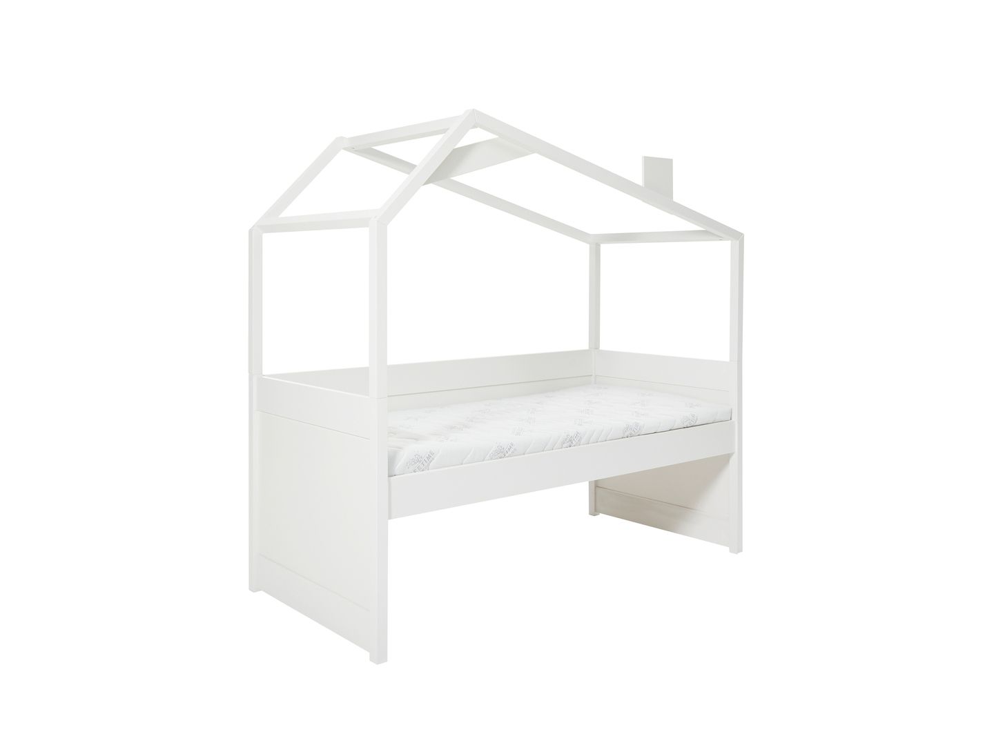 Kajuitbed met hut - Wit