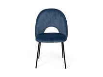 Stoel JOSEPHINE - Velvet blauw DEZ JO STIB198